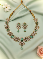 Emerald Glow AD Necklace Set