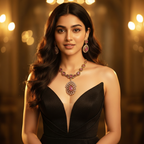 Victorian Pink Royal Necklace Set