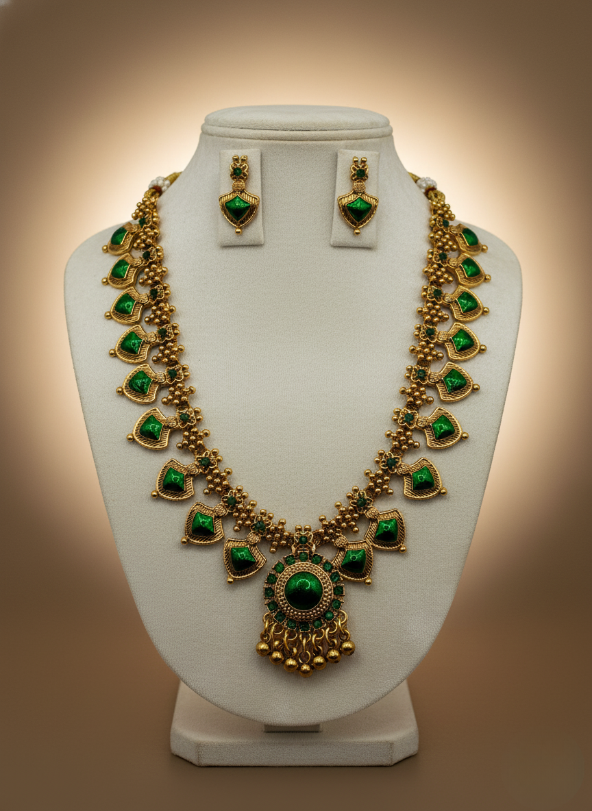 Kashwi Emerald Palakka Heritage Set