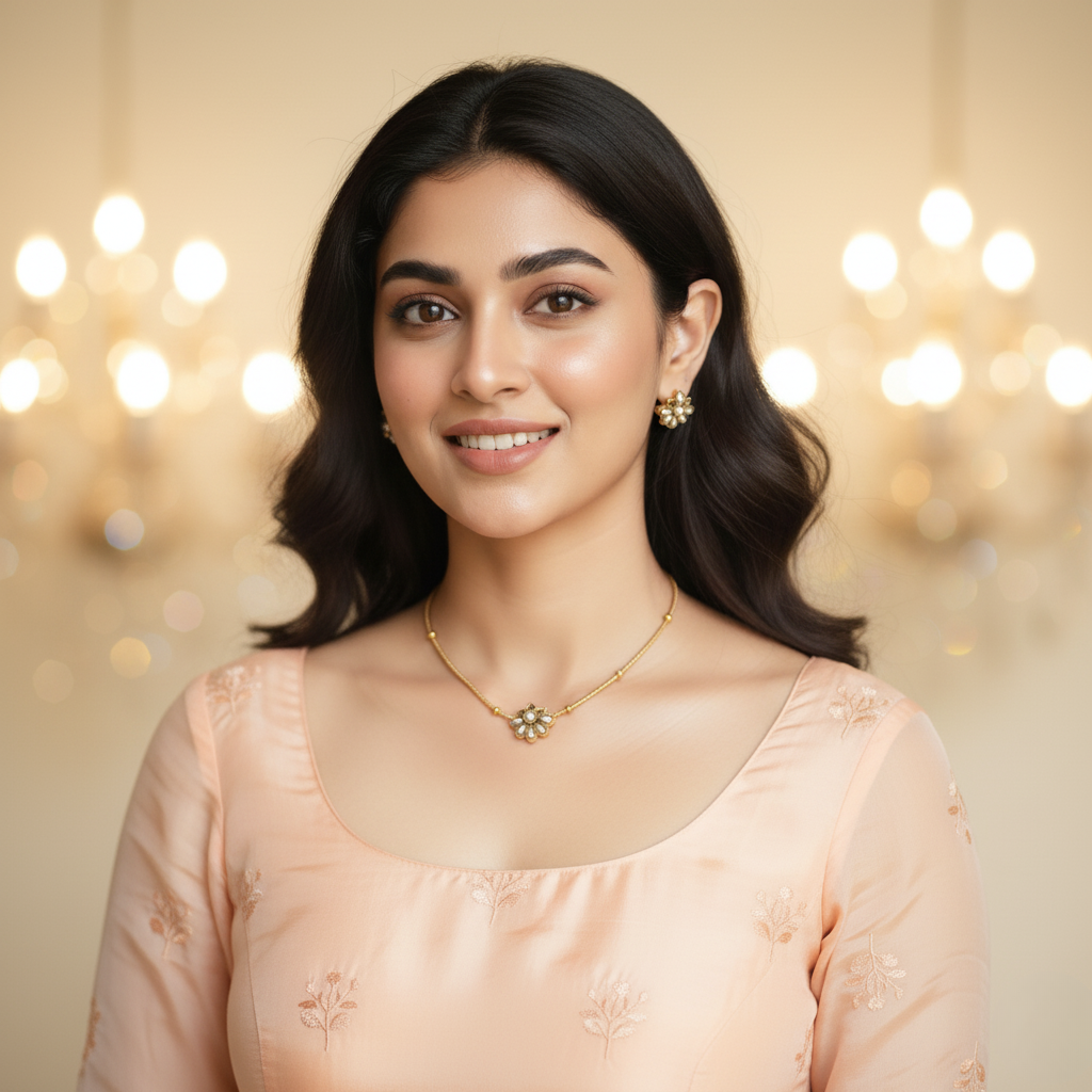 Kashwi White Lotus Necklace Set