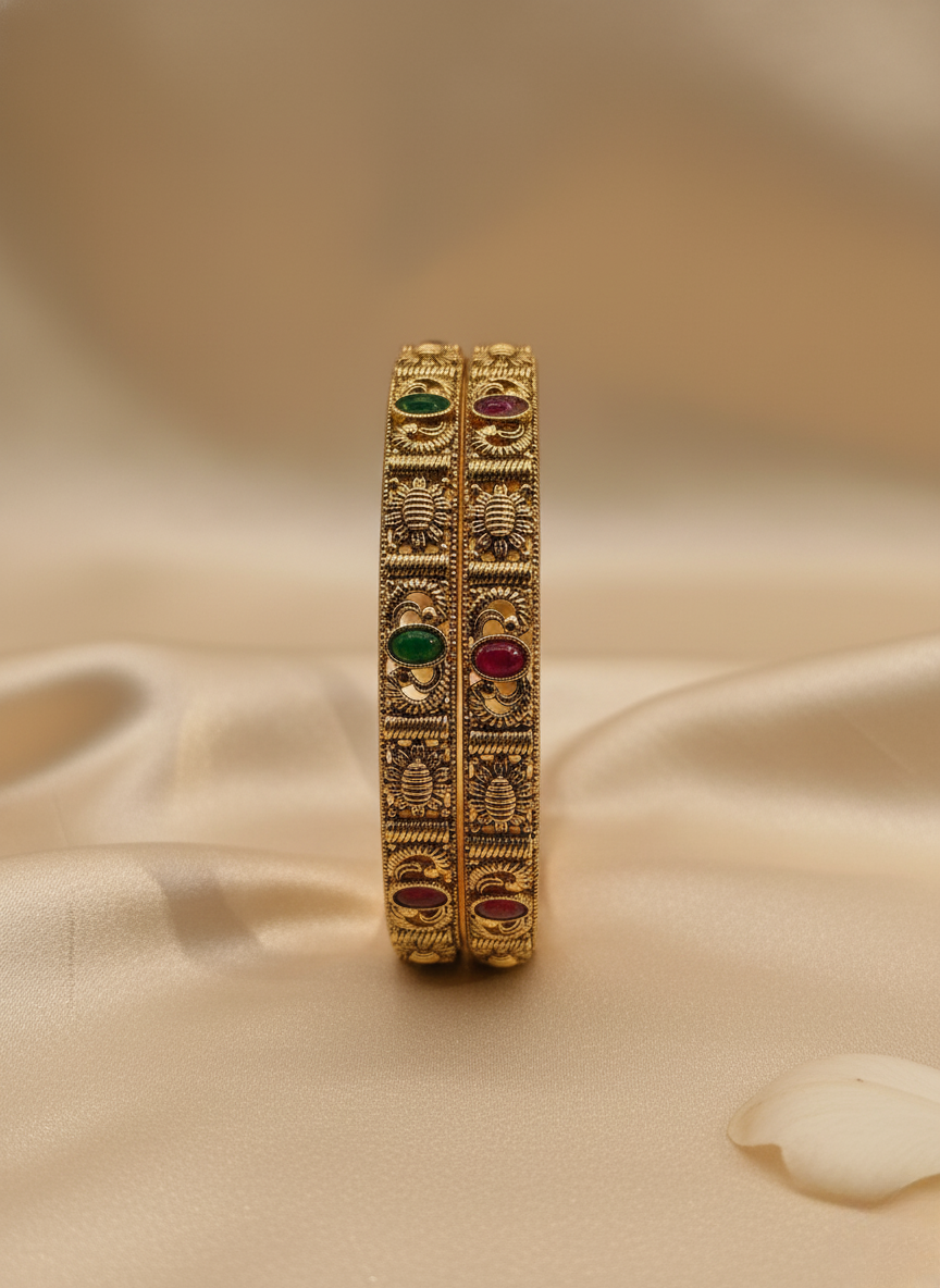 Navya Antique Gem Bangle
