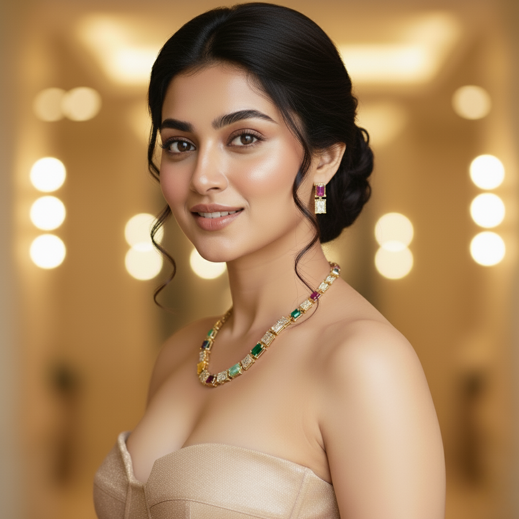 Kashwi Spectrum AD Necklace Set