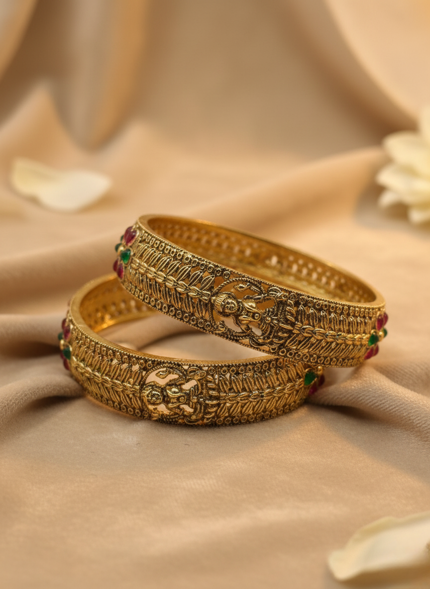 Devyani Temple Charm Bangles