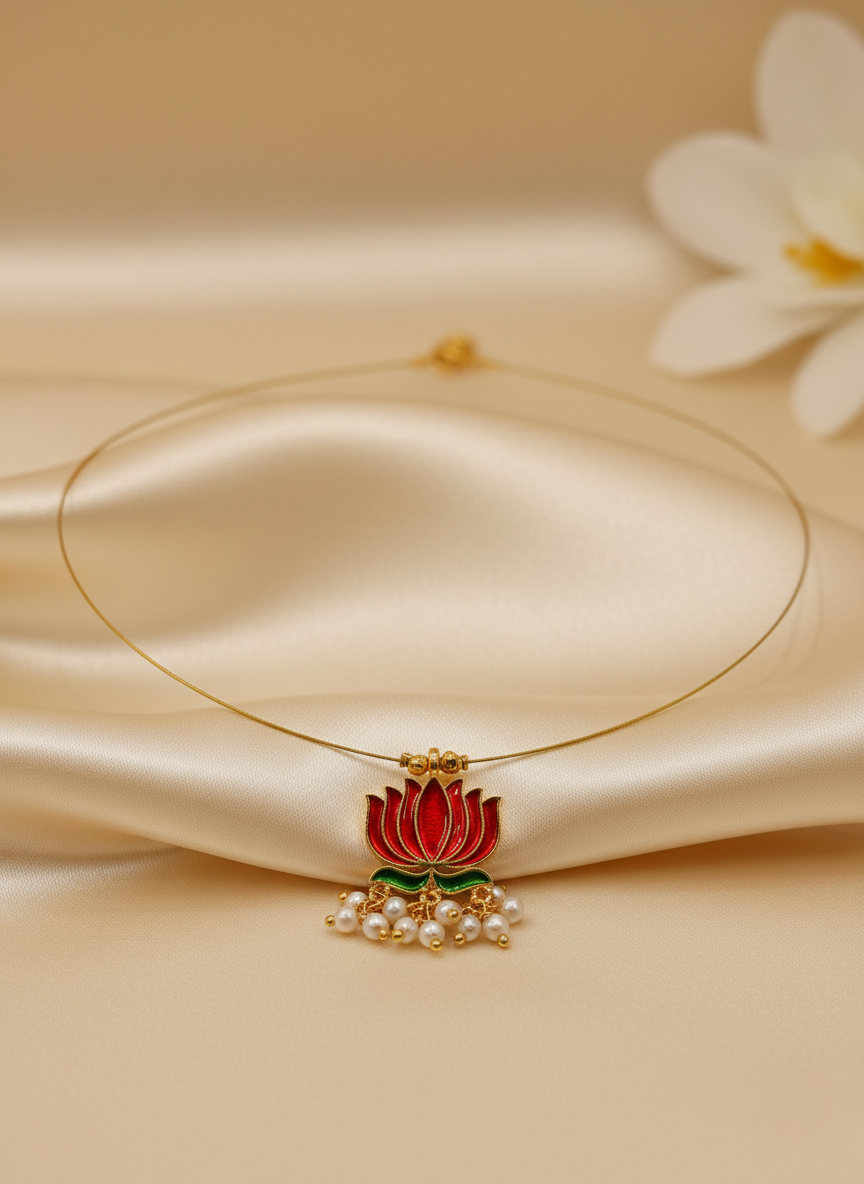 Kashwi Lotus Charm Pendant