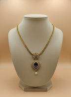 Kashwi AD Violet Bloom Necklace Set