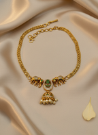 Kashwi Emerald Elephant Heritage Necklace Set