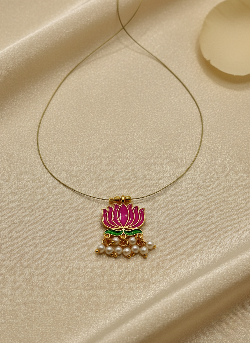 Kashwi Pink Lotus Pendant