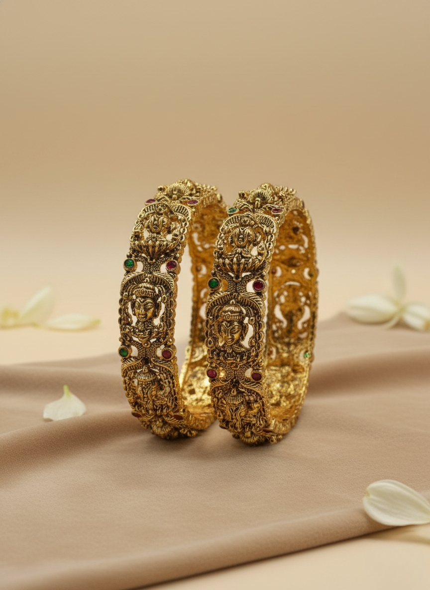 Samyukta Lakshmi Temple Bangles