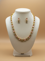 Kashwi Blush Prism AD Necklace Set