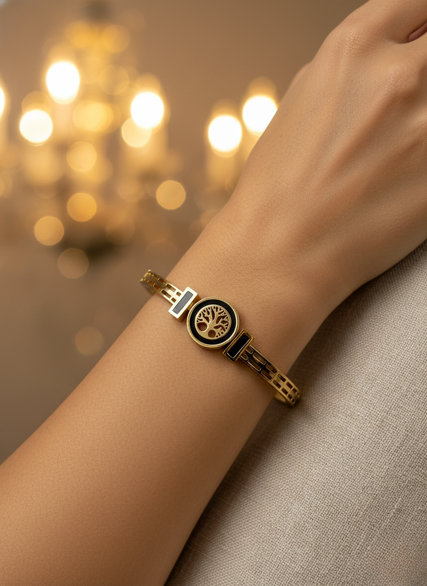 Tree of Life Bracelet – Korean Gold Serenity
