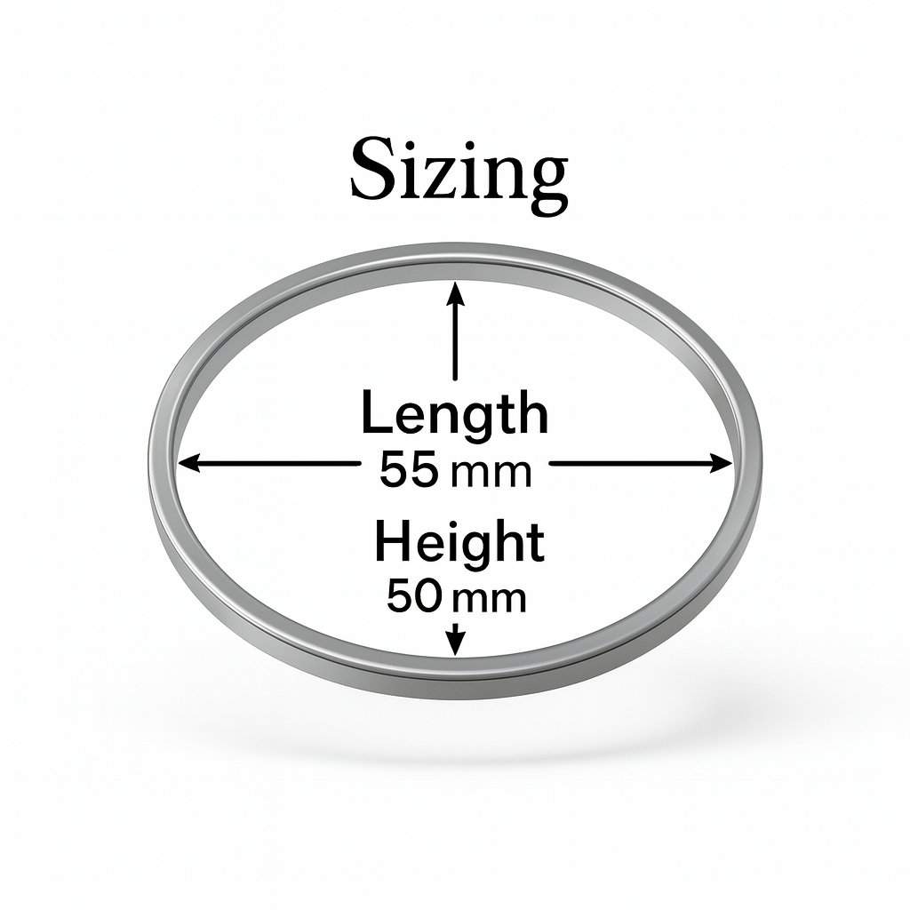 Black Enamel Circle Bracelet – Korean Minimal Chic