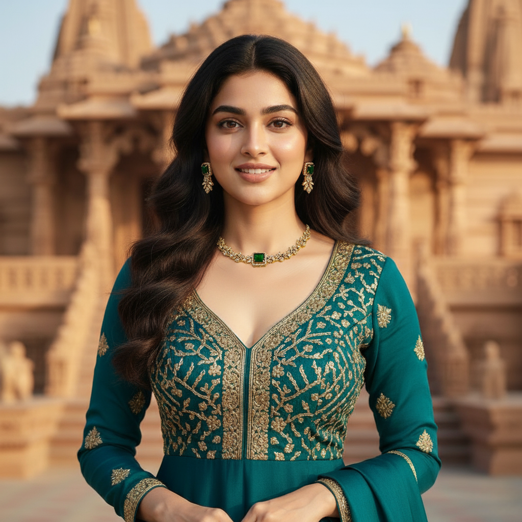 Colour Changing AD Necklace Set (Emerald Radiance)