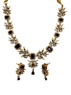 Amethyst Glow AD Necklace Set