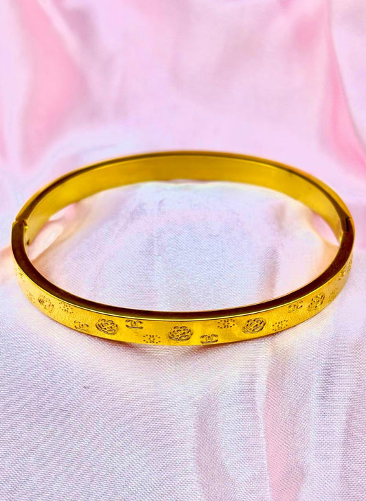 Royal Bloom Bracelet & Ring Combo (Anti-Tarnish Korean Style)