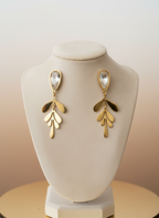 Aurora Leaf Drop Earrings