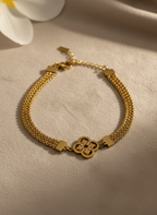 Aurelia Clover Mesh Bracelet