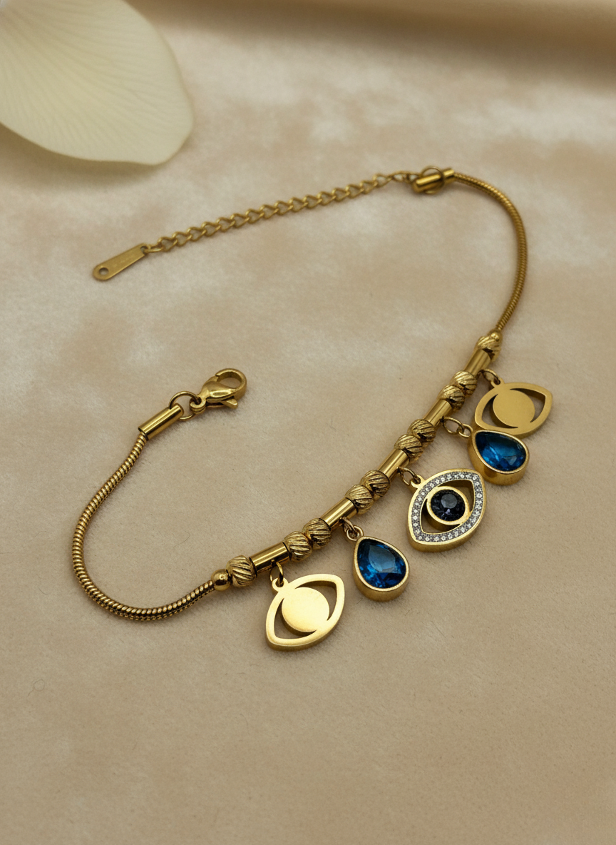 Azure Aegis Bracelet