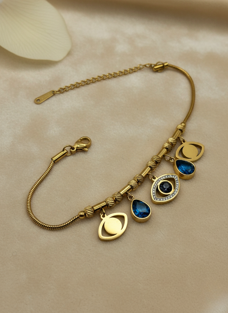 Azure Aegis Bracelet