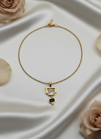 Korean Geometric Dual-Tone Chain