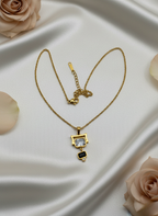 Korean Geometric Dual-Tone Chain