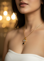 Korean Geometric Dual-Tone Chain