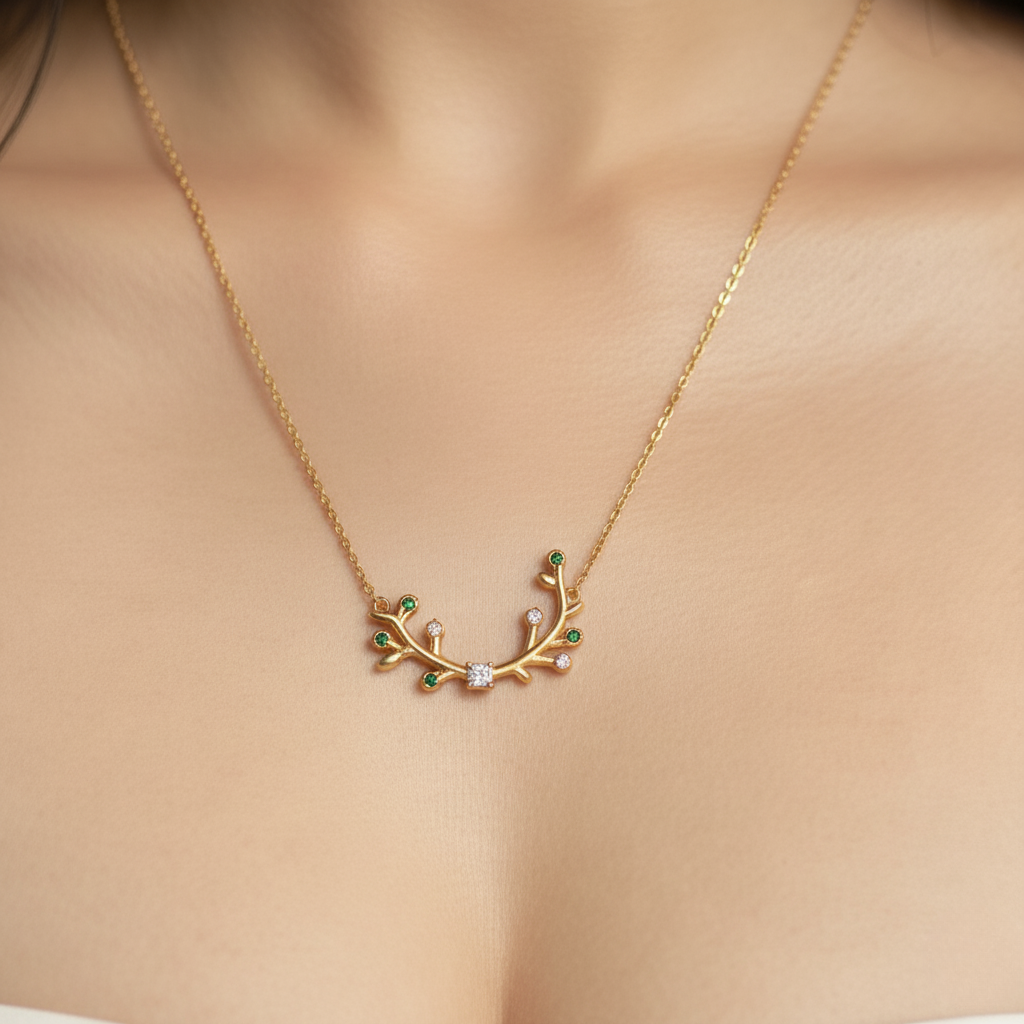 Floral Vine Necklace