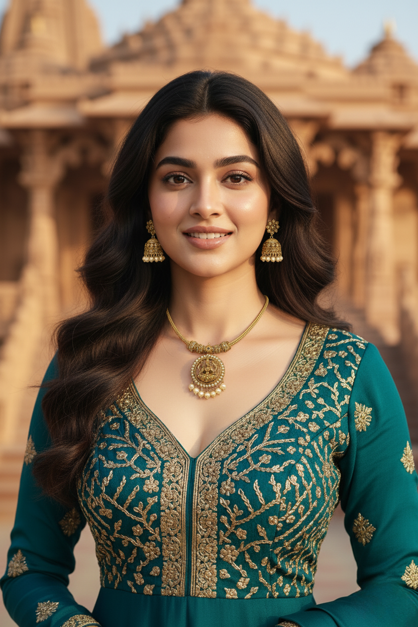 Divine Lakshmi Antique Necklace Set