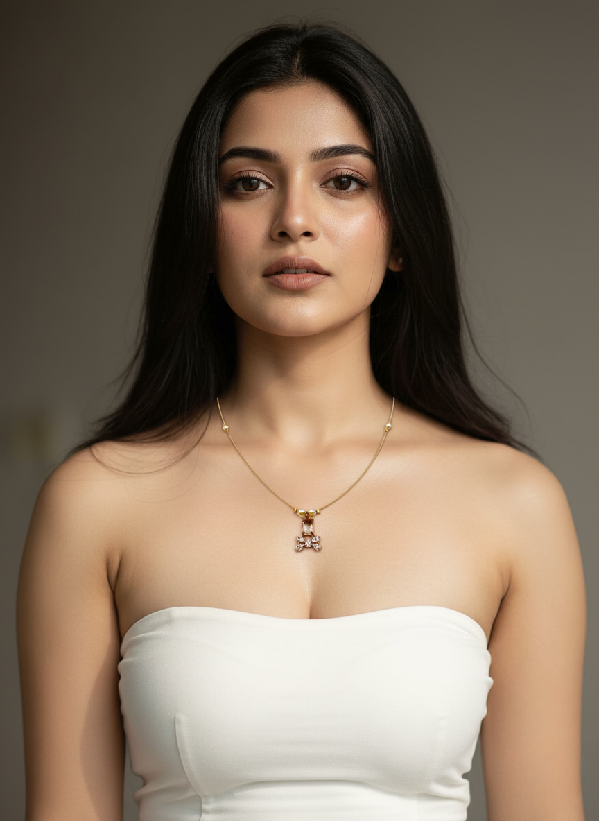 Crystal Bloom Invisible Necklace