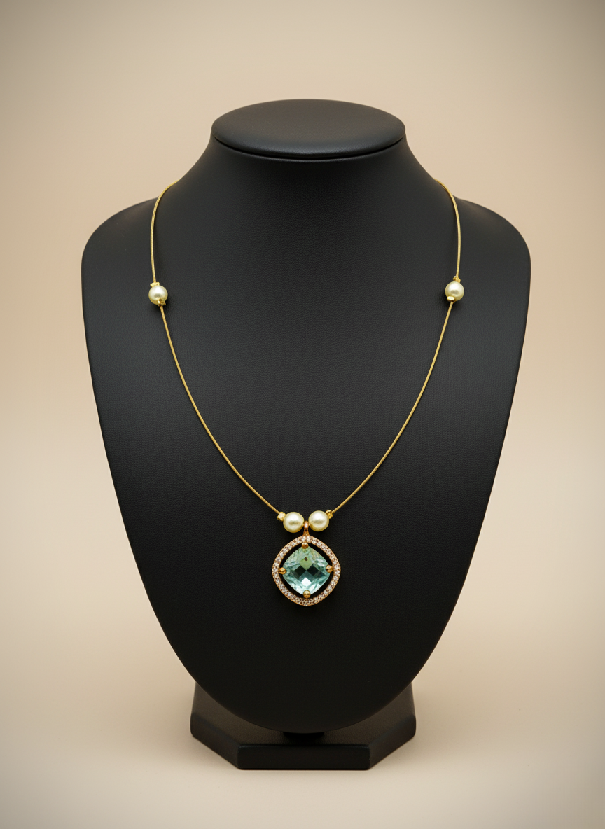 Aqua Radiance Invisible Necklace