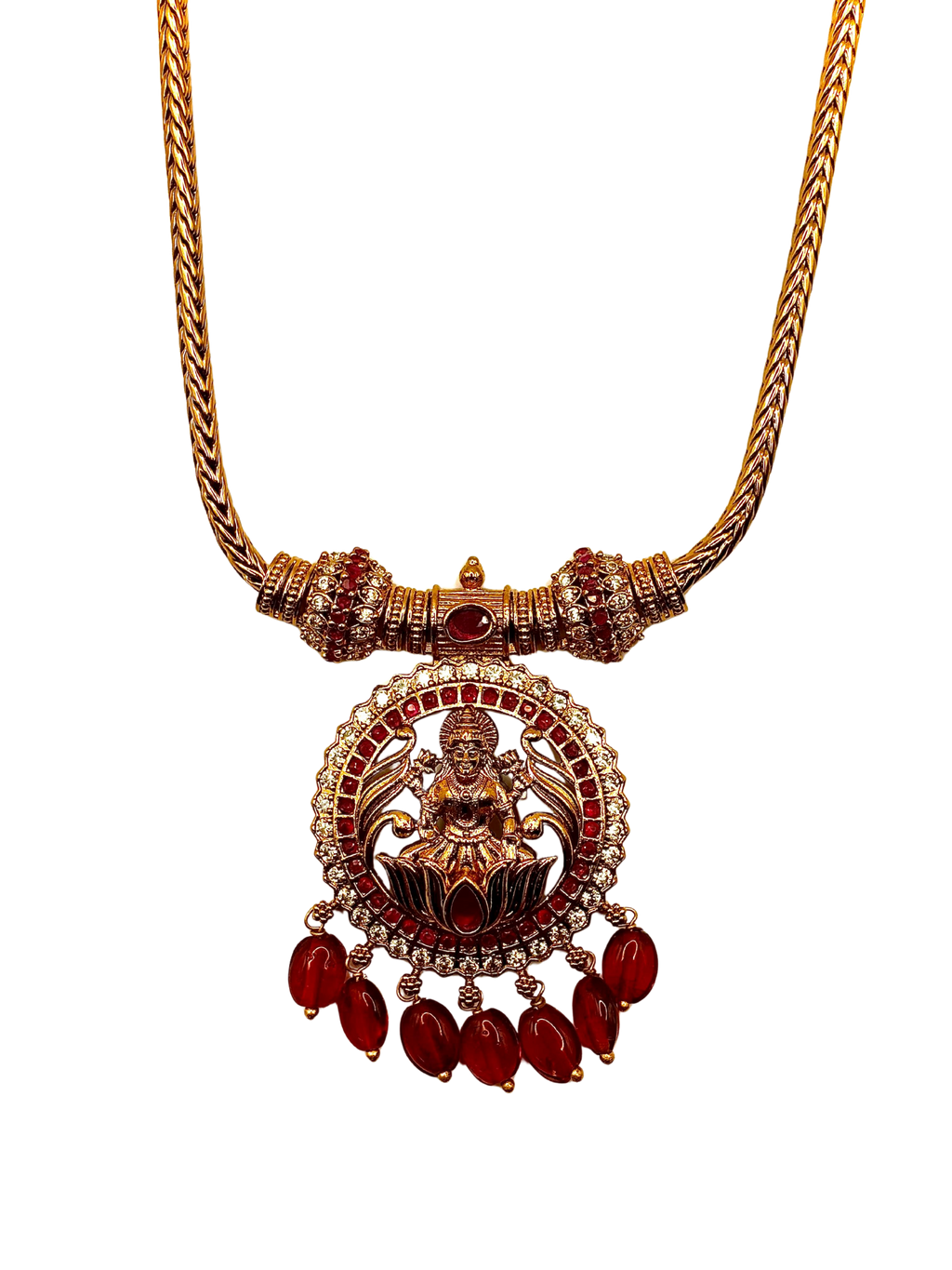 Divine Lakshmi Temple Necklace Set