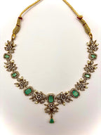 Emerald Glow AD Necklace Set