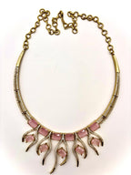 Pink Blush AD Hasli Necklace Set