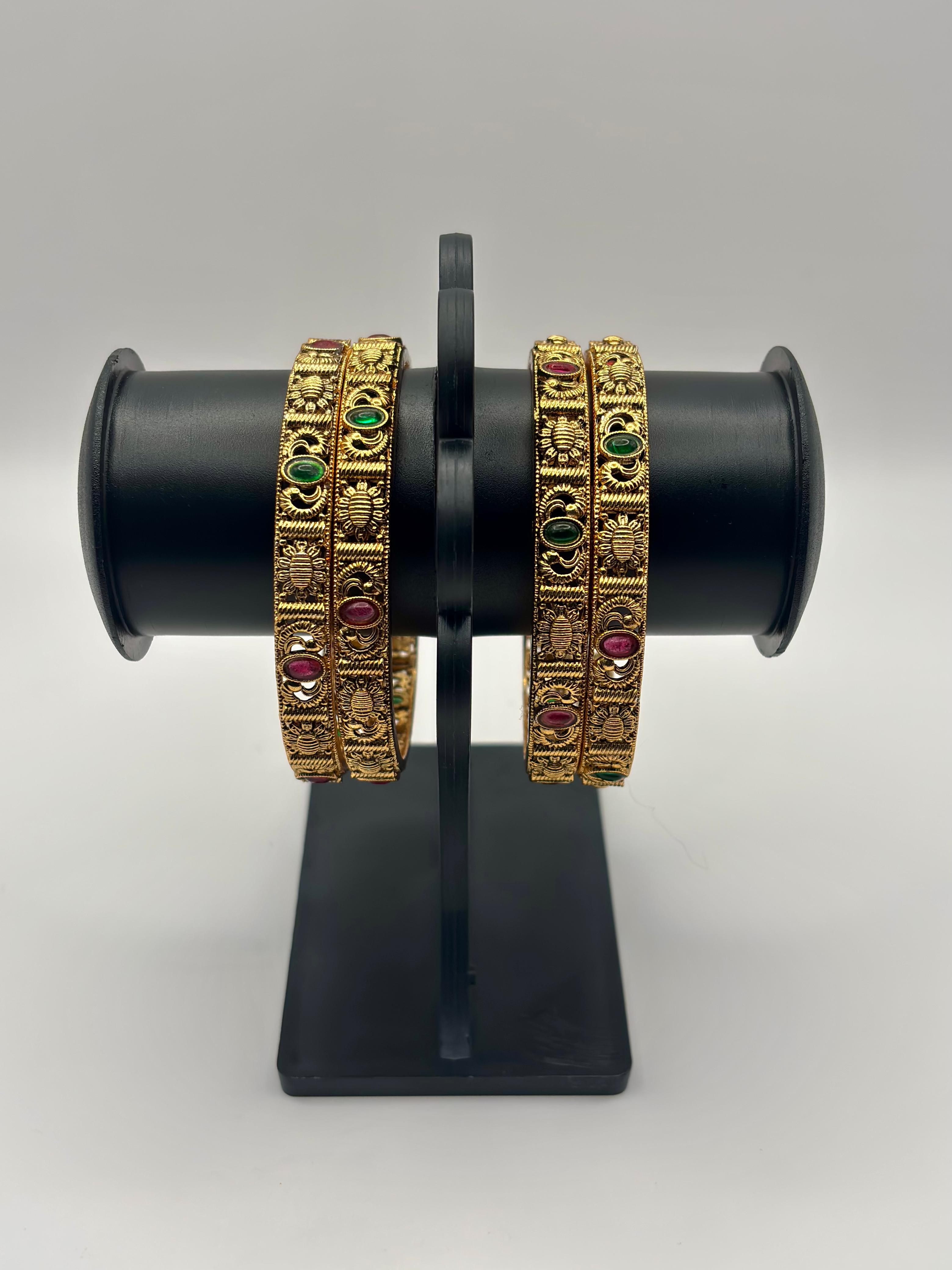 Navya Antique Gem Bangle