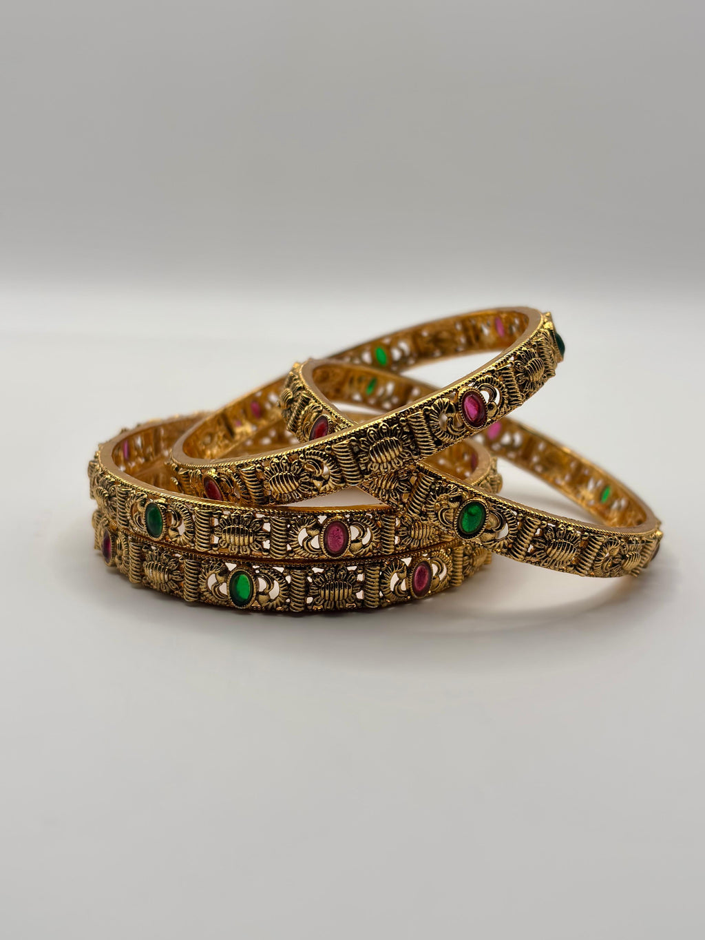 Navya Antique Gem Bangle