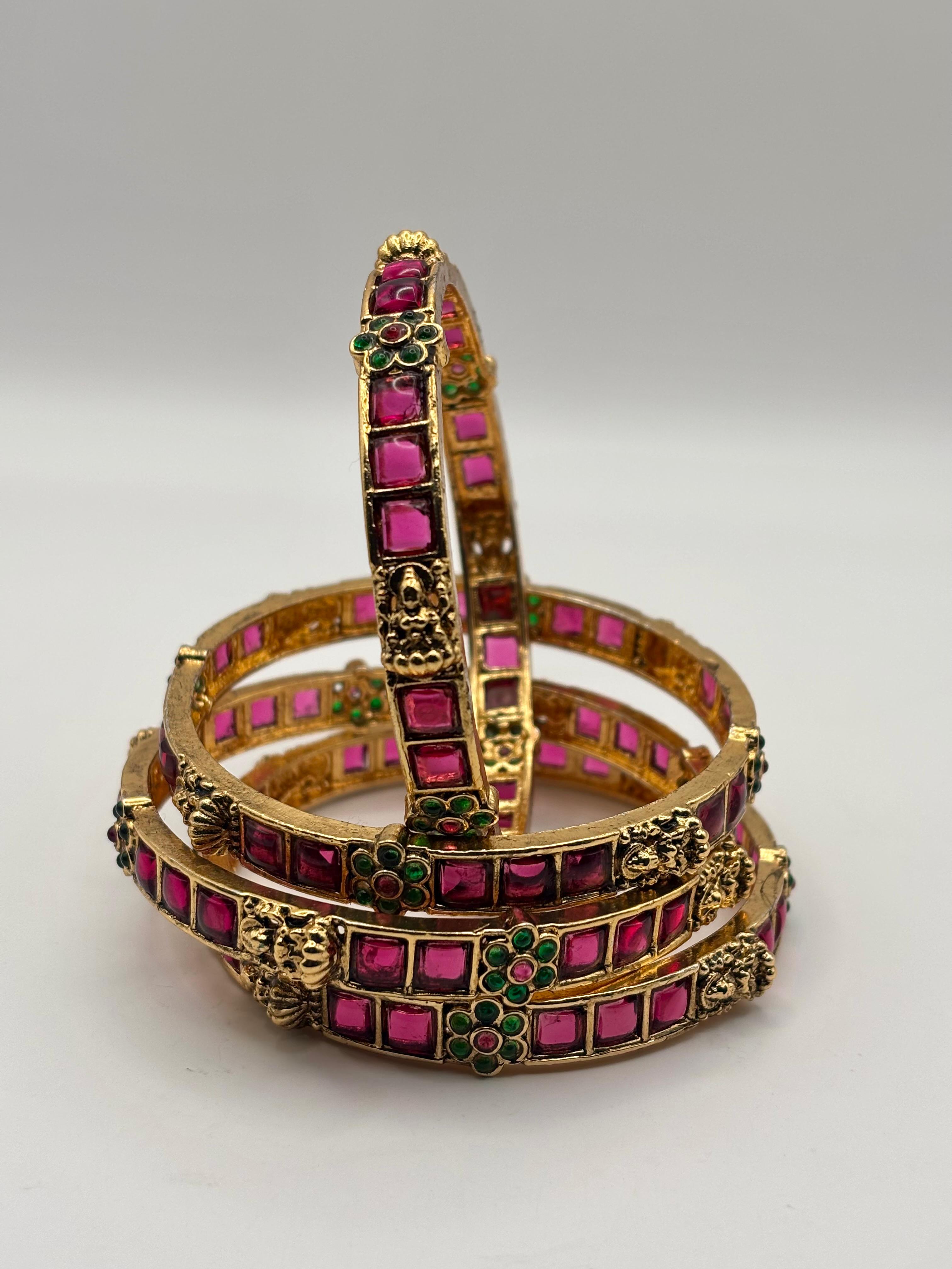 Rajithya Ruby Square Bangles
