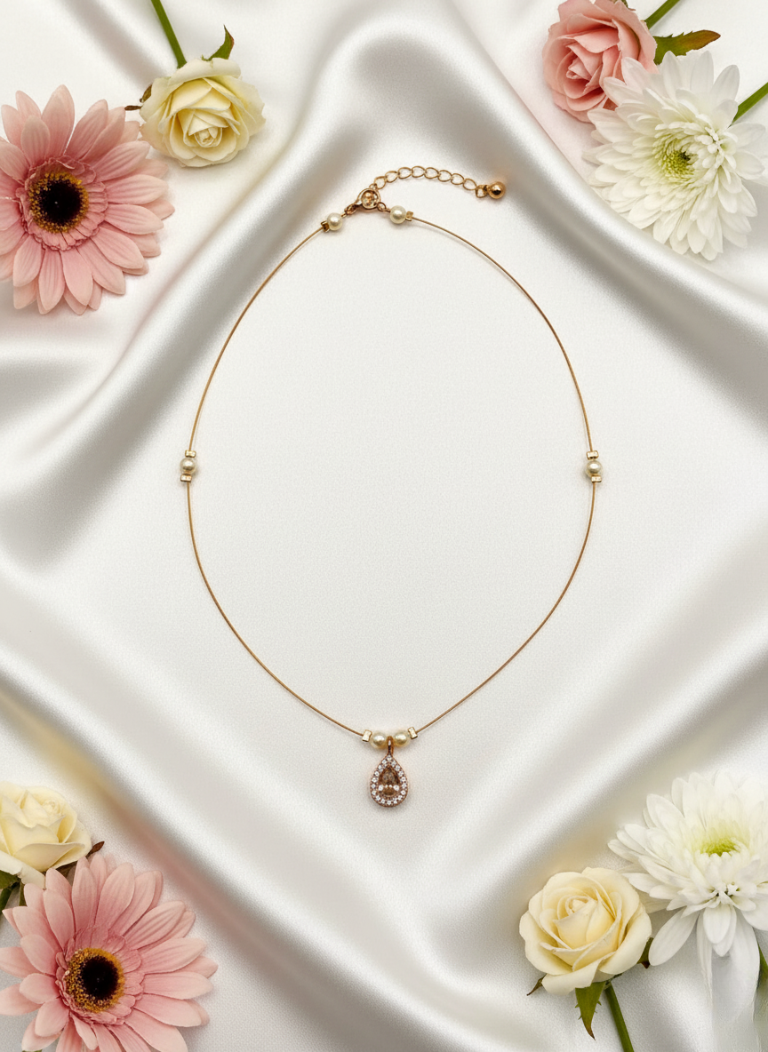 Ethereal Drop Invisible Necklace