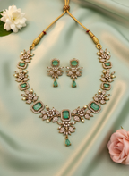 Emerald Glow AD Necklace Set
