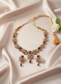 Amethyst Glow AD Necklace Set