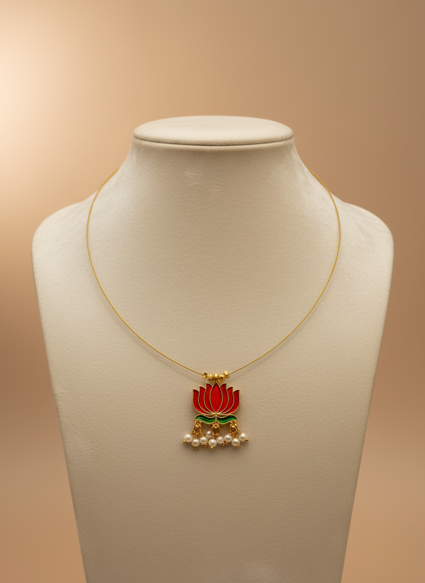 Kashwi Lotus Charm Pendant