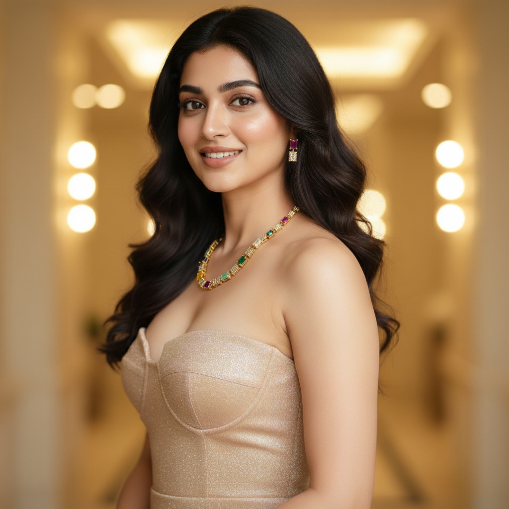 Kashwi Spectrum AD Necklace Set