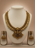Kashwi Antique Lakshmi Coin Necklace Set