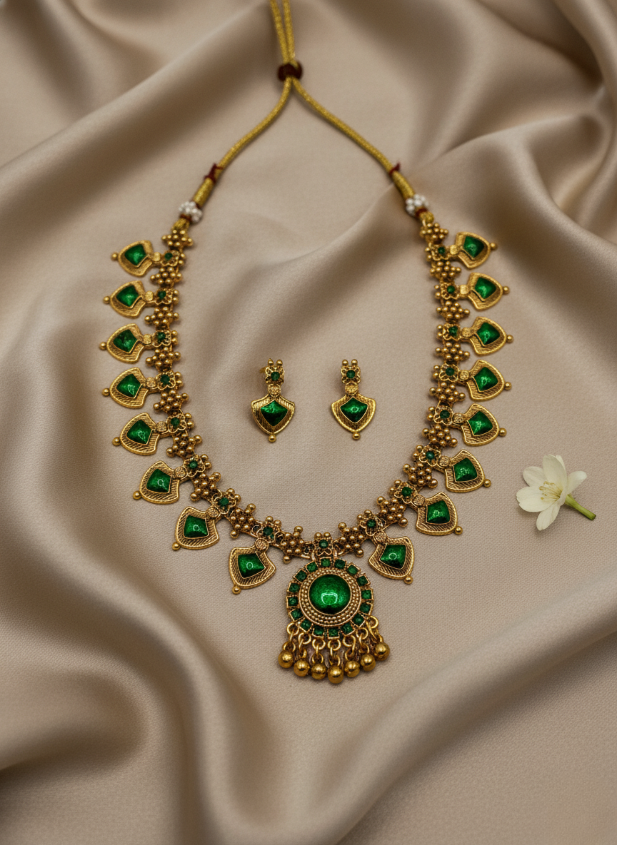 Kashwi Emerald Palakka Heritage Set