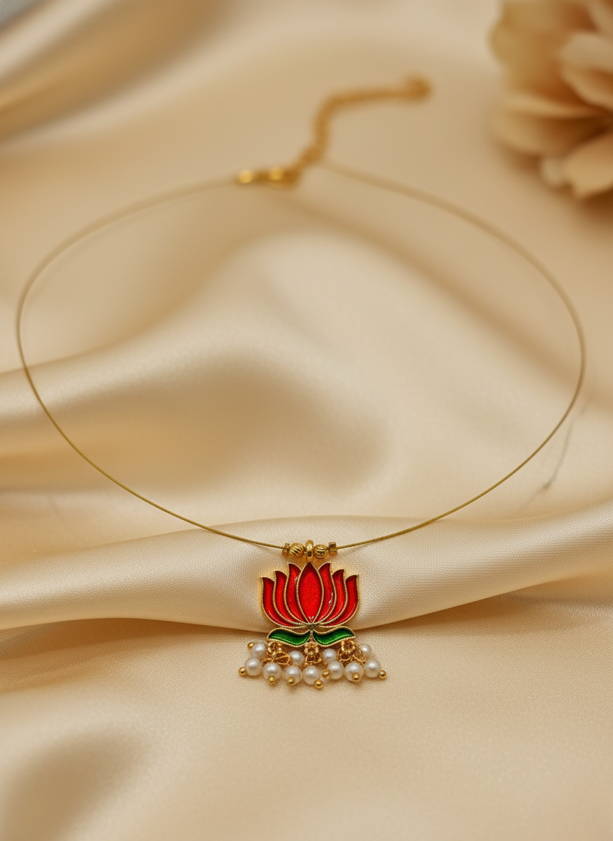 Kashwi Lotus Charm Pendant