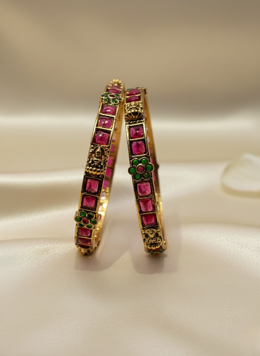 Rajithya Ruby Square Bangles