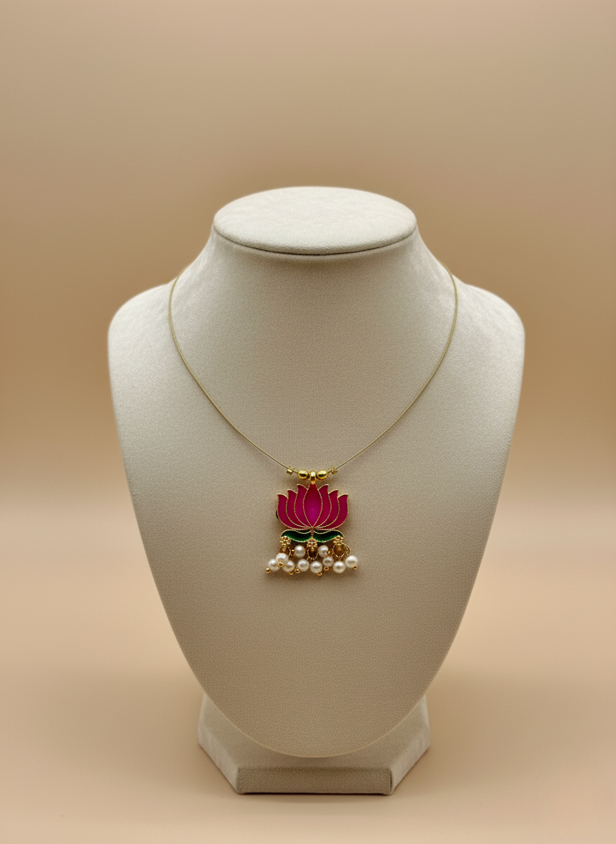 Kashwi Pink Lotus Pendant