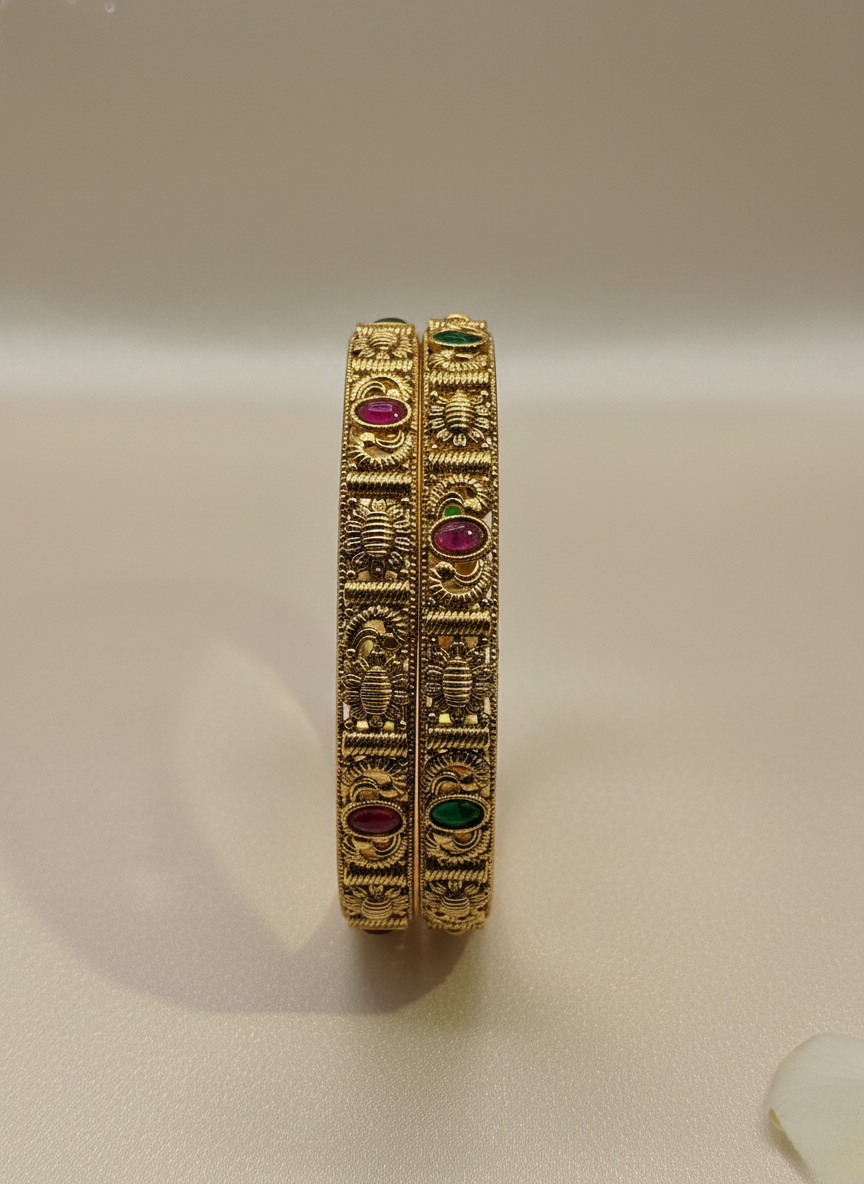 Navya Antique Gem Bangle
