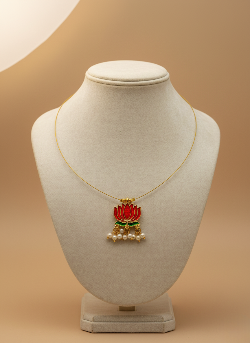 Kashwi Lotus Charm Pendant