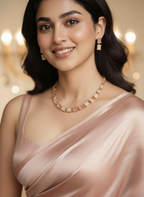 Kashwi Blush Prism AD Necklace Set
