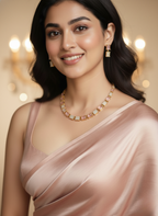 Kashwi Blush Prism AD Necklace Set