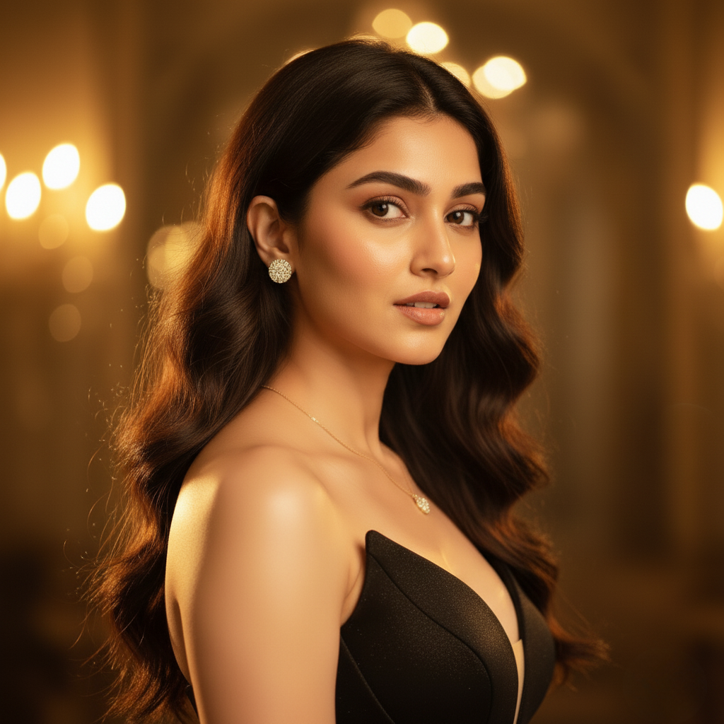 Classic Gold AD Stud Earrings – Timeless Sparkle